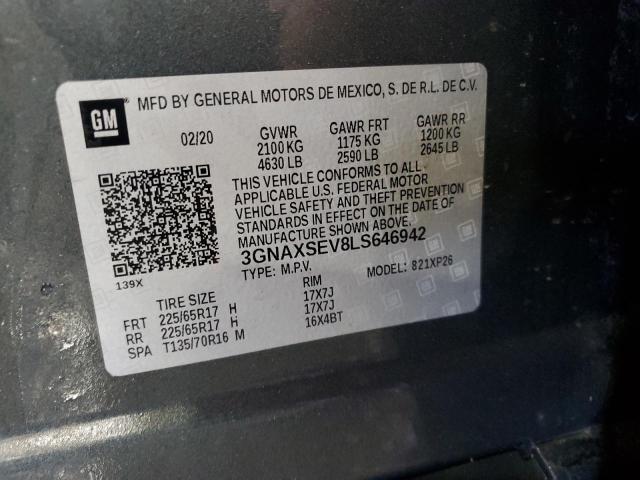 2020 CHEVROLET EQUINOX LS - 3GNAXSEV8LS646942