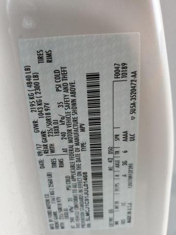 2018 LINCOLN MKC PREMIE 5LMCJ1C91JUL01468