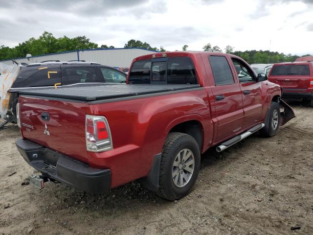 MITSUBISHI RAIDER LS 2007 red  gas 1Z7HC28KX7S213438 photo #4