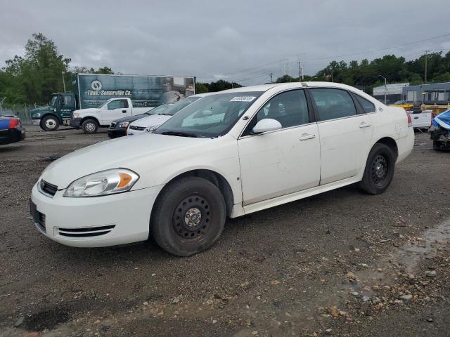 CHEVROLET IMPALA POL 2009 white sedan 4d flexible fuel 2G1WS57M991284863 photo #1