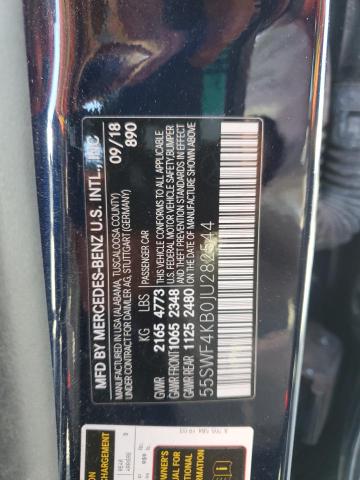 2018 MERCEDES-BENZ C 300 4MAT 55SWF4KB0JU282544