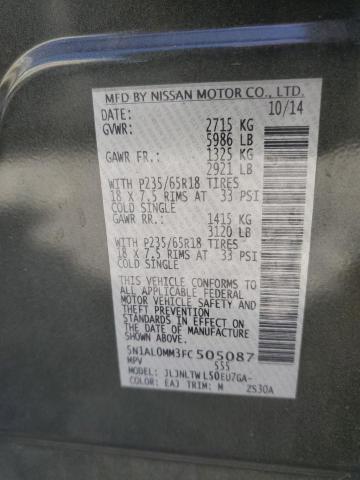 2015 INFINITI QX60 - 5N1AL0MM3FC505087