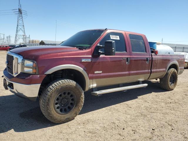 FORD F250 SUPER 2006 burgundy  diesel 1FTSW21PX6EA16961 photo #1