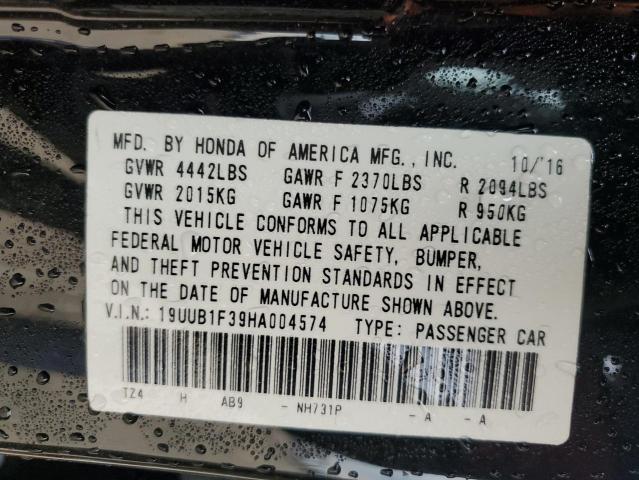 2017 ACURA TLX 19UUB1F39HA004574