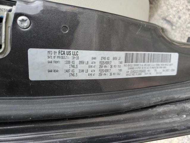 2019 DODGE GRAND CARA 2C4RDGCG1KR564665