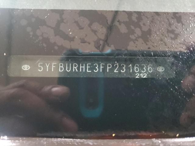 2015 TOYOTA COROLLA L - 5YFBURHE3FP231636