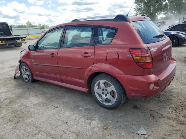 PONTIAC VIBE 2007 red hatchbac gas 5Y2SL65857Z400370 photo #3
