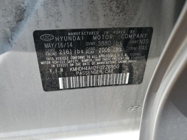 2015 HYUNDAI ELANTRA SE - KMHDH4AH2FU226950