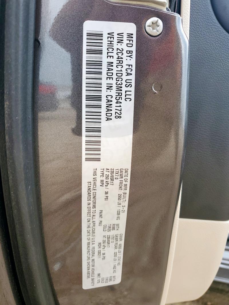 2021 CHRYSLER VOYAGER LX 2C4RC1DG3MR541728