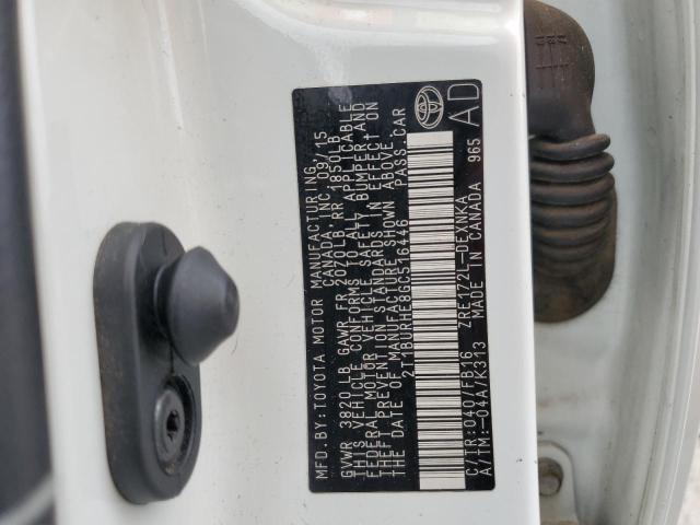 2016 TOYOTA COROLLA L - 2T1BURHE8GC516446