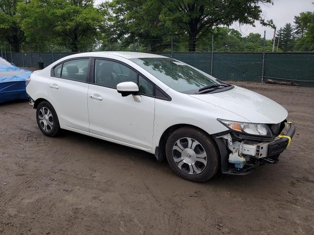 Vin: 19xfb4f24ee000697, lot: 56402445, honda civic hybrid 20144