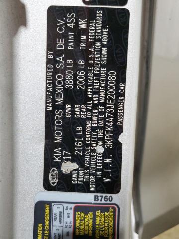 2018 KIA FORTE 3KPFK4A73JE200080