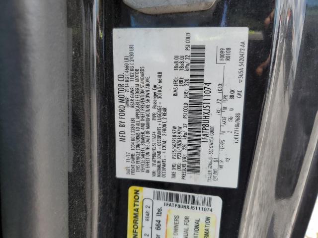 2018 FORD MUSTANG - 1FATP8UHXJ5111074