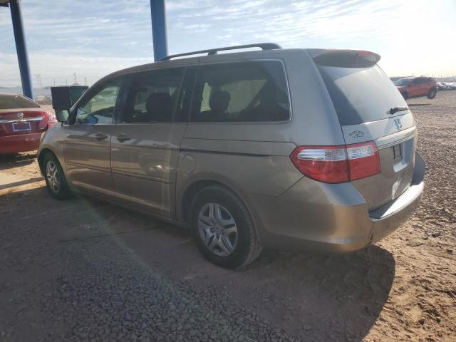 HONDA ODYSSEY 2007 gold  gas 5FNRL38657B429817 photo #3