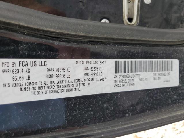 2018 DODGE CHARGER SX - 2C3CDXBG6JH147722