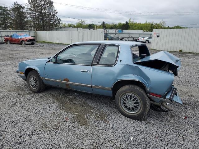 OLDSMOBILE CALAIS SUP 1986 blue  gas 1G3NT27L5GM388905 photo #3