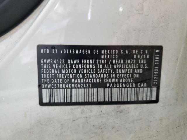 2019 VOLKSWAGEN JETTA S - 3VWC57BU4KM052431