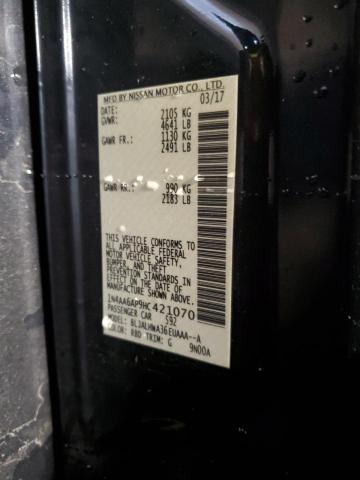 2017 NISSAN MAXIMA 1N4AA6AP9HC421070