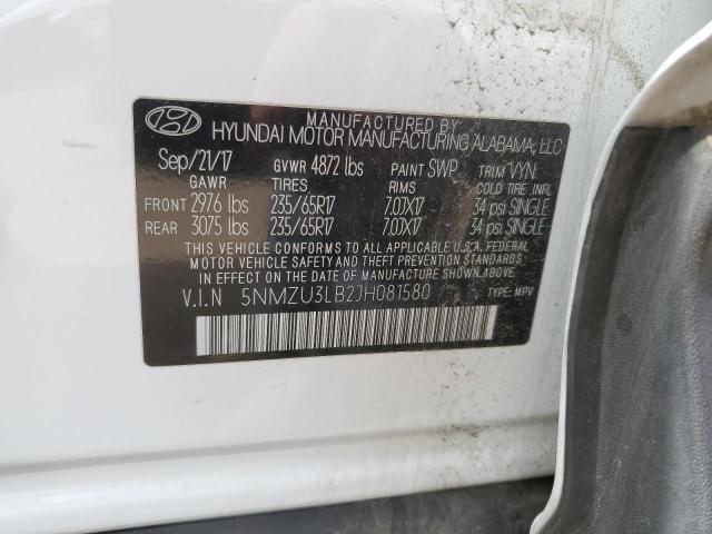 2018 HYUNDAI SANTA FE S - 5NMZU3LB2JH081580