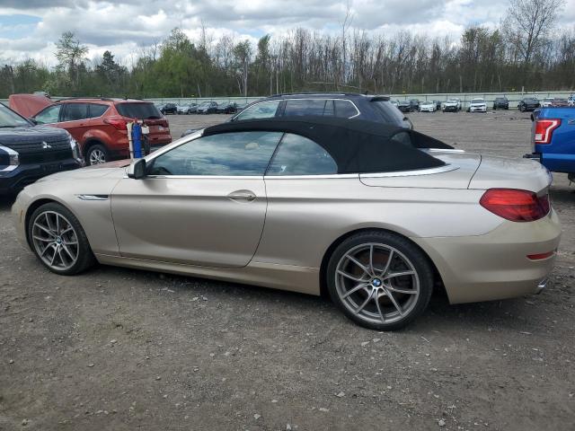 BMW 650 I 2012 beige  gas WBALZ3C52CC397545 photo #3