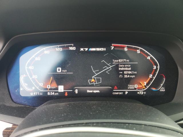 2021 BMW X7 M50I 5UXCX6C0XM9G59584