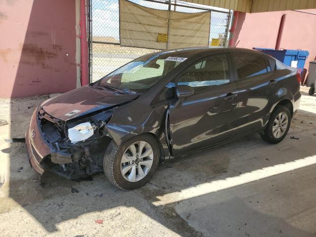 KIA RIO EX 2016 gray  gas KNADN4A36G6599090 photo #1