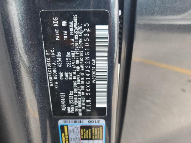 2022 KIA K5 LXS 5XXG14J22NG105325