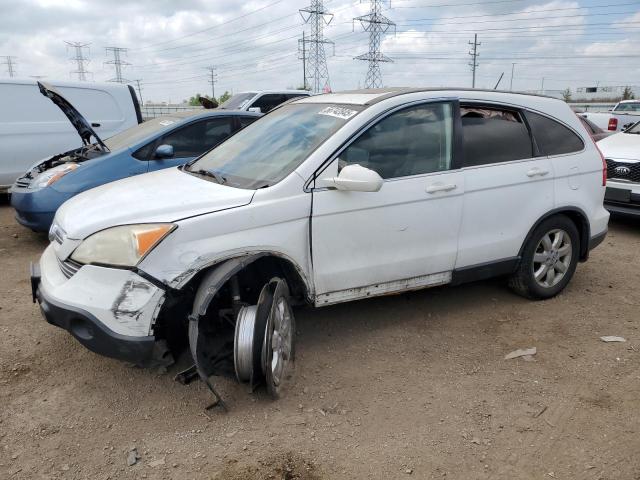 HONDA CR-V EXL 2007 white  gas JHLRE48787C017576 photo #1