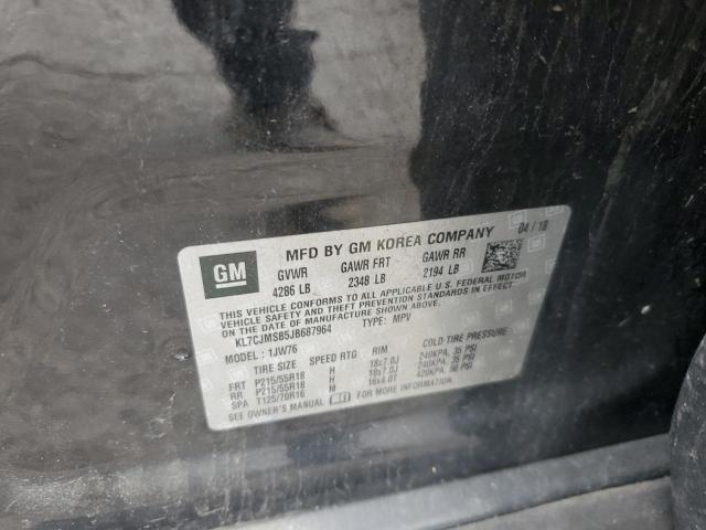 2018 CHEVROLET TRAX PREMI KL7CJMSB5JB687964