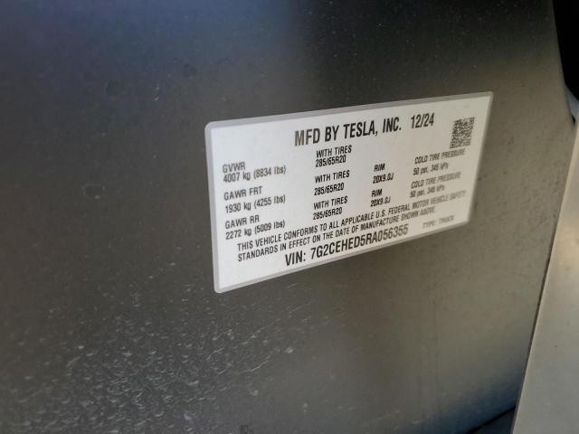 2024 TESLA CYBERTRUCK 7G2CEHED5RA056355
