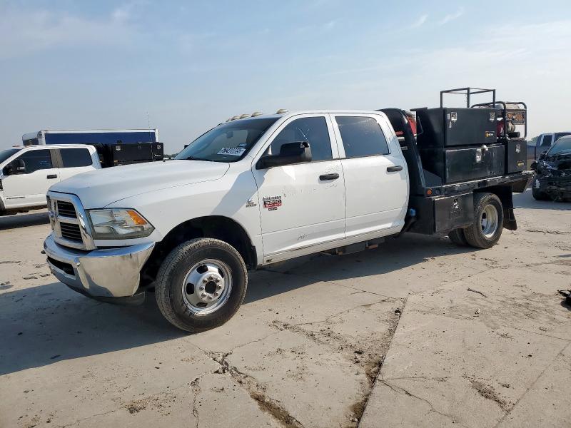 DODGE RAM 3500 S 2012 white crew cha diesel 3C7WDSCLXCG318002 photo #1