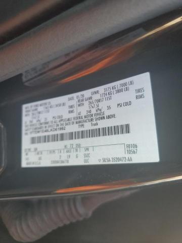 2020 FORD F150 SUPER 1FTEW1E48LKD61992