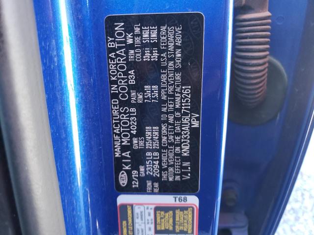 2020 KIA SOUL EX KNDJ33AU6L7115261