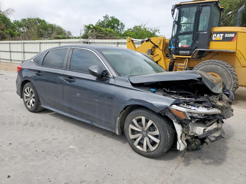 Vin: 2hgfe2f27ph539285, lot: 57041205, honda civic lx 20234