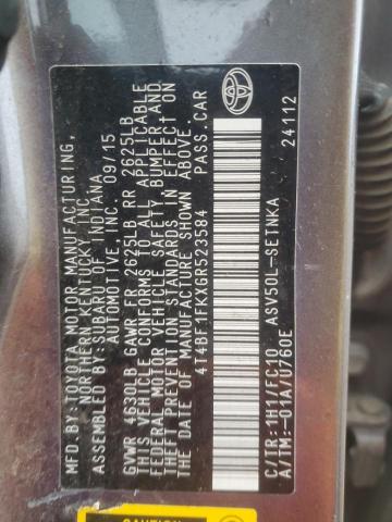 2016 TOYOTA CAMRY LE - 4T4BF1FKXGR523584