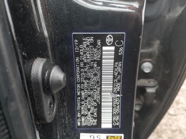 2020 TOYOTA COROLLA LE - JTDEPRAE1LJ096574