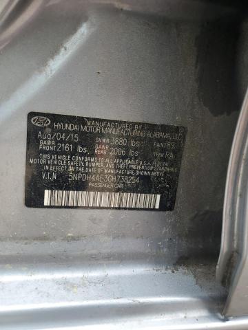 2016 HYUNDAI ELANTRA SE - 5NPDH4AE3GH738254