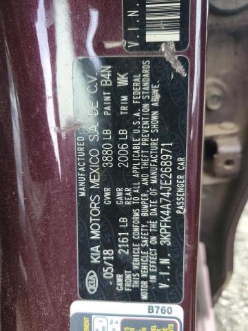 2018 KIA FORTE LX - 3KPFK4A74JE268971