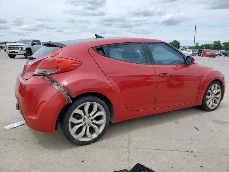 HYUNDAI VELOSTER 2013 red  gas KMHTC6AD7DU142655 photo #4