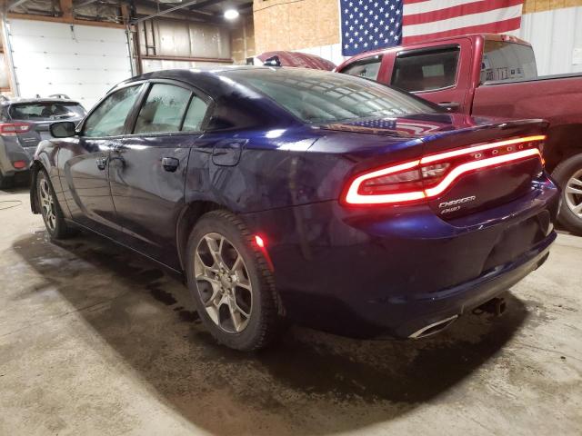 DODGE CHARGER SX 2015 blue  flexible fuel 2C3CDXJG5FH810299 photo #3
