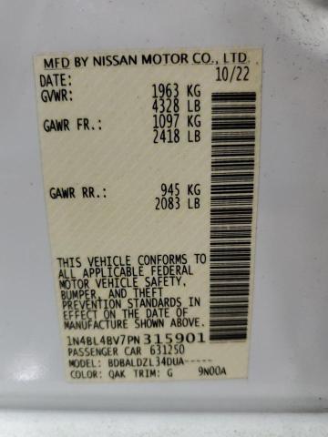 2023 NISSAN ALTIMA S - 1N4BL4BV7PN315901