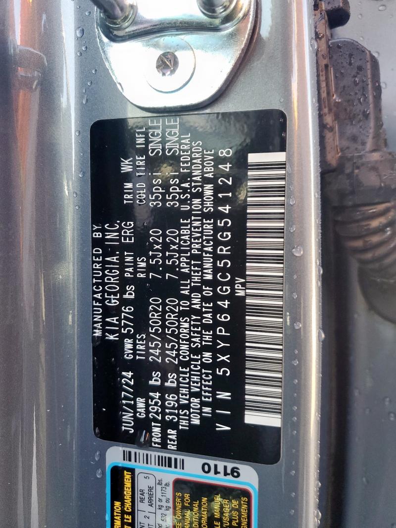 2024 KIA TELLURIDE 5XYP64GC5RG541248