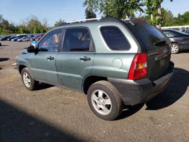 KIA SPORTAGE L 2008 green  gas KNDJF724087508256 photo #3