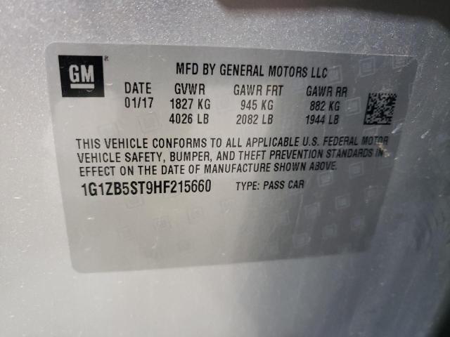 2017 CHEVROLET MALIBU - 1G1ZB5ST9HF215660