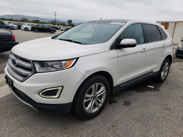 FORD EDGE SEL 2015 white  gas 2FMTK3J89FBB77744 photo #1