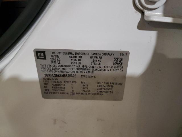 2017 GMC TERRAIN SL - 2GKFLSEK8H6340320