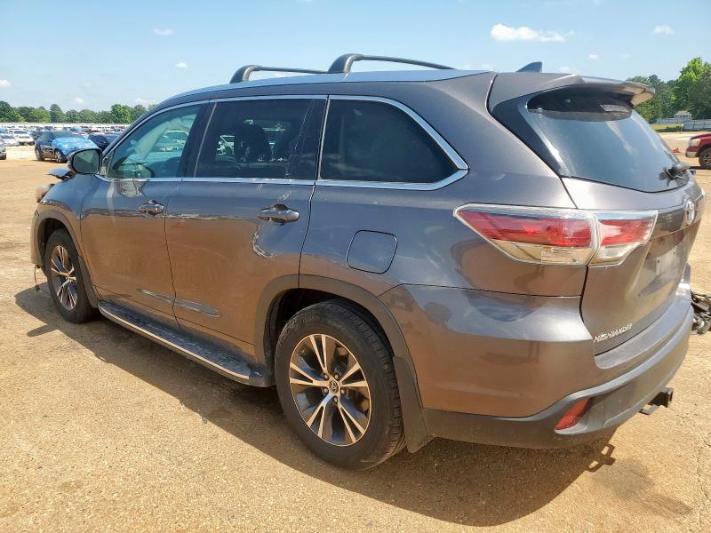 Vin: 5tdkkrfh5gs125944, lot: 58374945, toyota highlander xle 20162