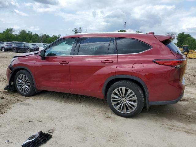 Vin: 5tdfzrbh3ns166007, lot: 57532315, toyota highlander platinum 20222