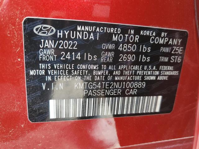 2022 GENESIS G70 BASE KMTG54TE2NU100889