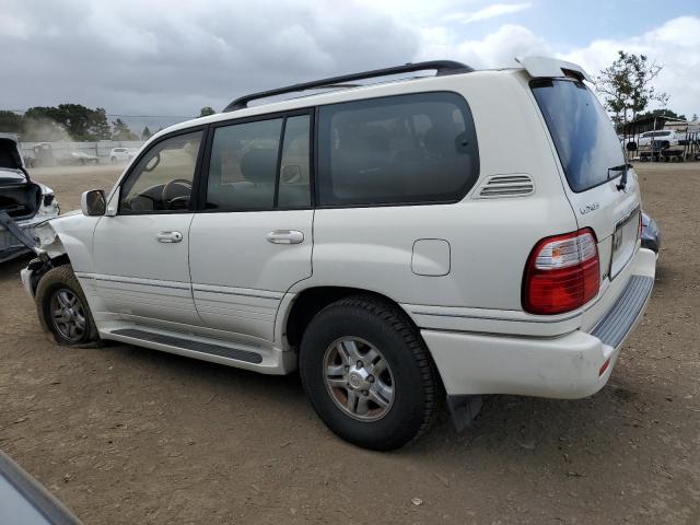 LEXUS LX 470 2002 white  gas JTJHT00W423522126 photo #3